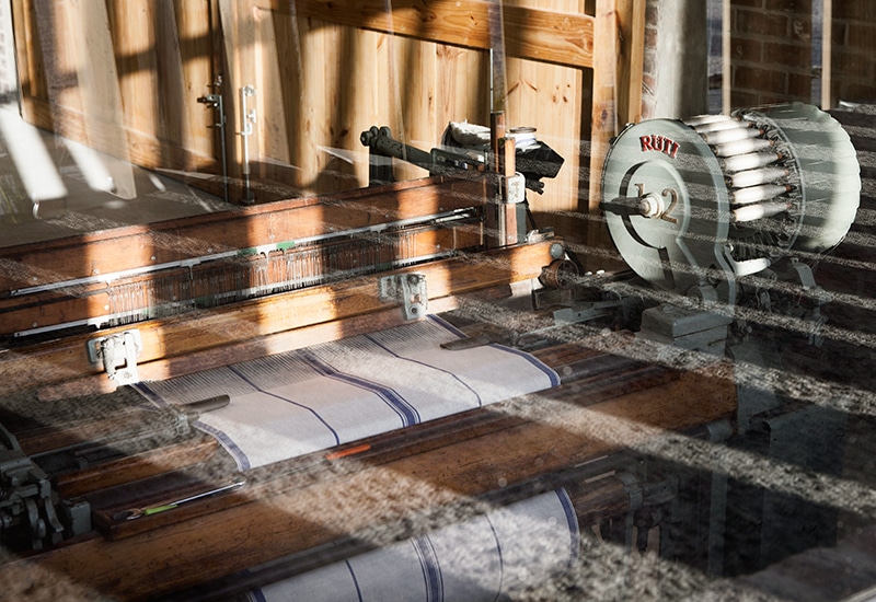 At the Mungo mill in Plettenberg Bay, South Africa you can see how we complete the weaving process