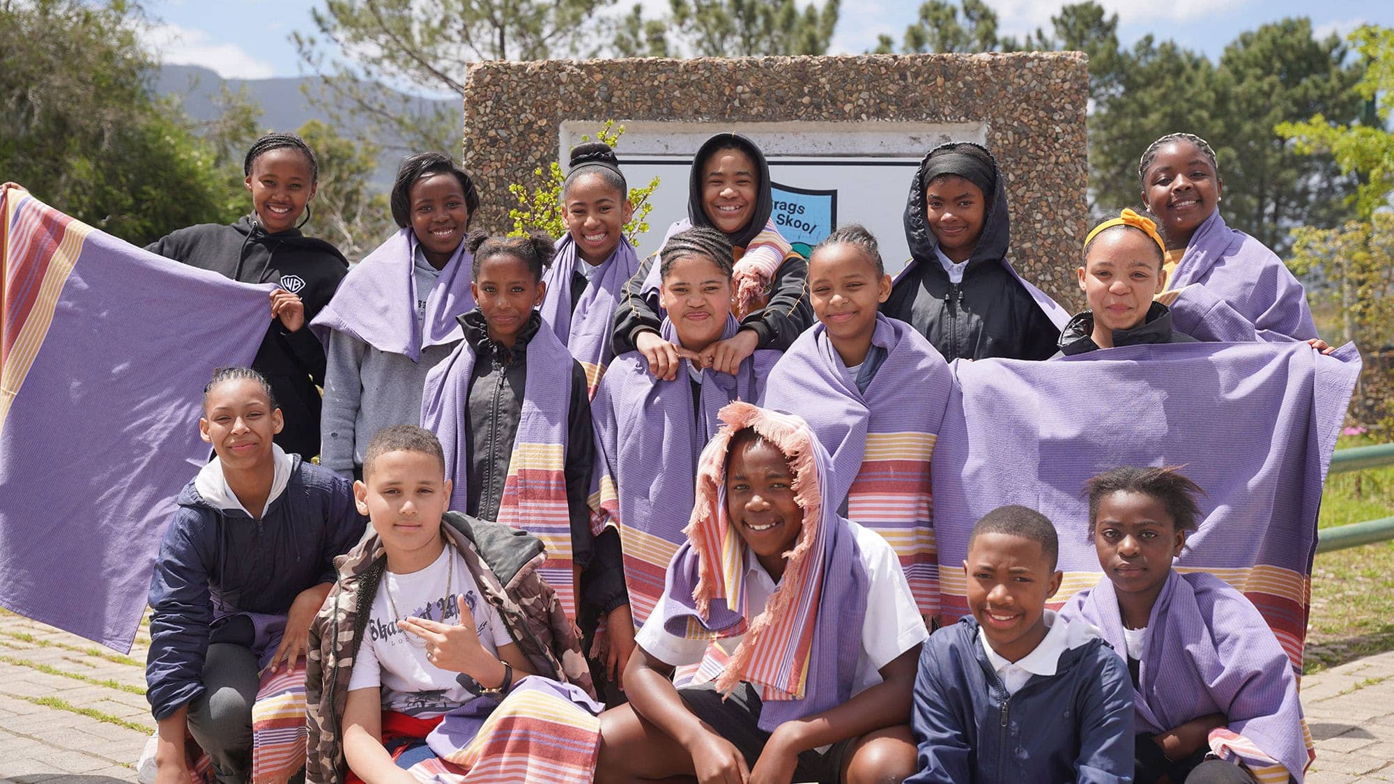 Kids of Kurland Kikoi. A fundraiser organised by MOVE, Mungo's Corporate Social Initiative