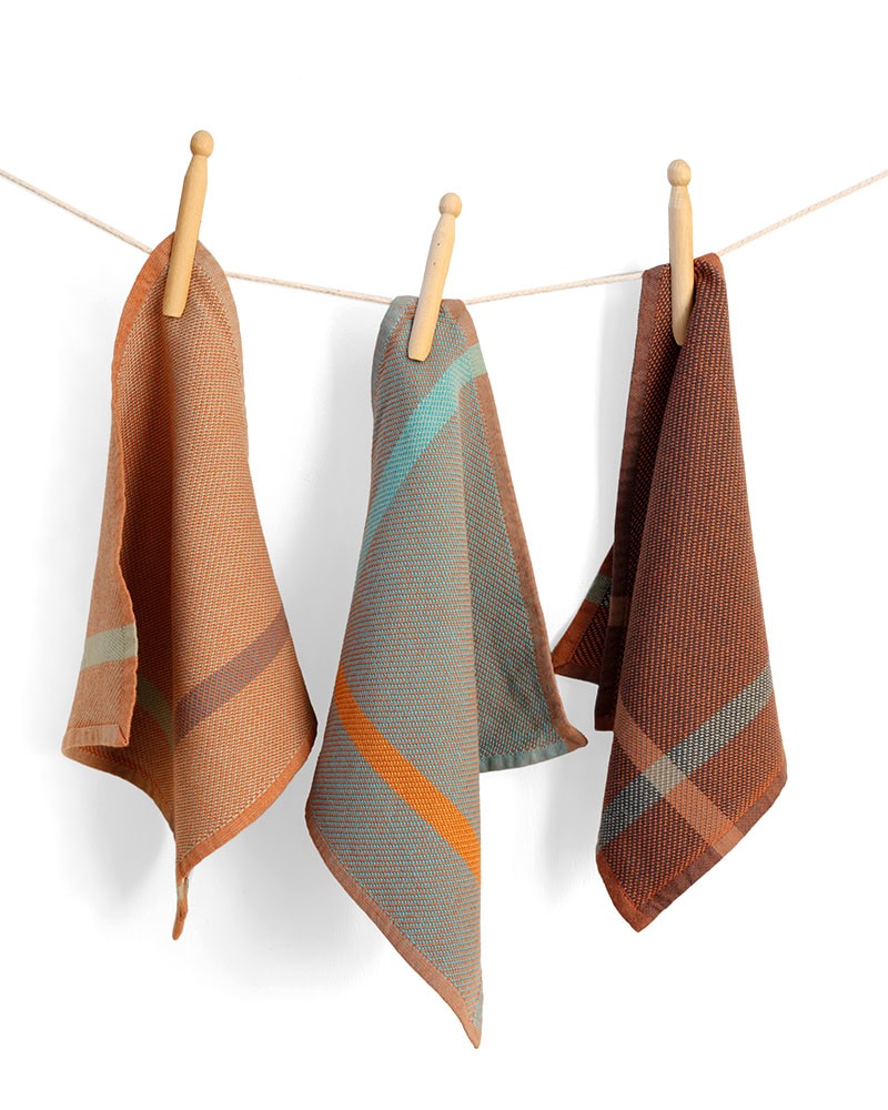 Mungo Washcloths in Rust