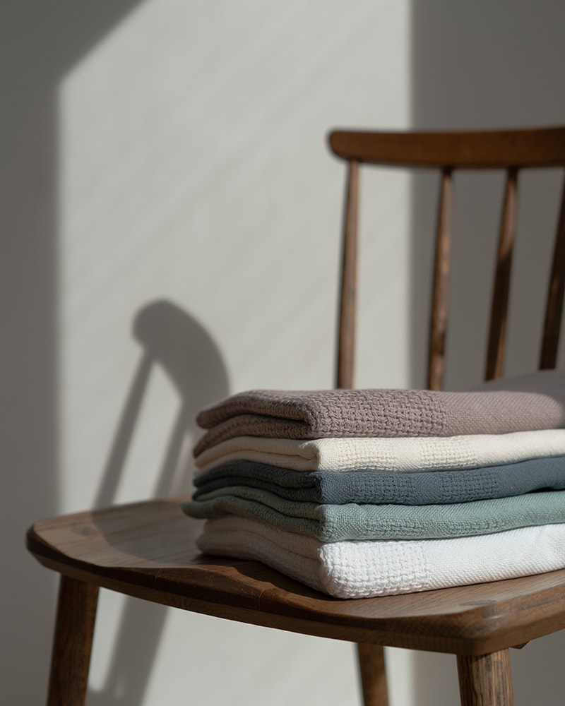 Mungo Organic Cotton Baby Blankets. Woven with GOTS-certified organic cotton at the Mungo Mill in South Africa