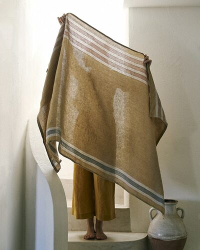 Mungo Flax Towel. Shot in Scarborough, Cape Town. Woven at the Mungo Mill
