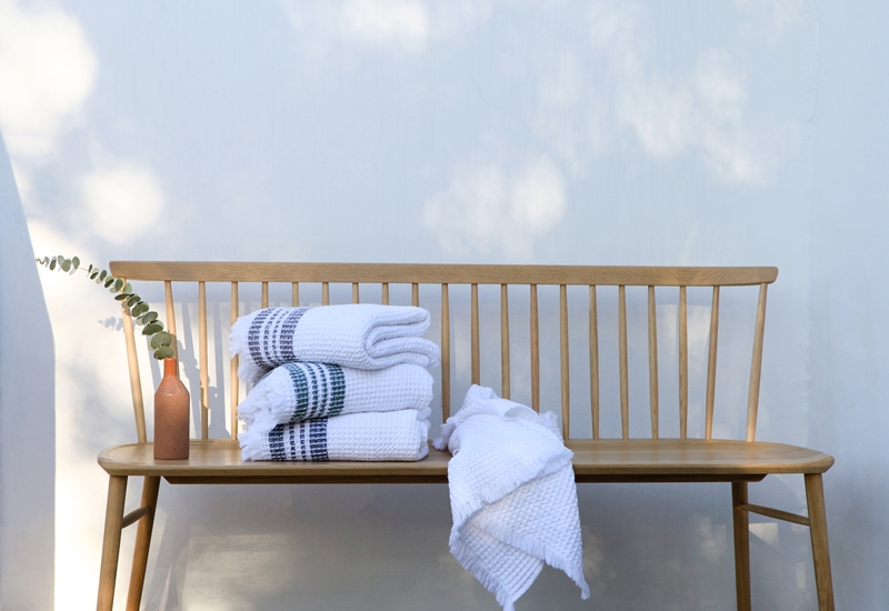 Mungo Organic Cotton Belgian Waffle Bath Towel