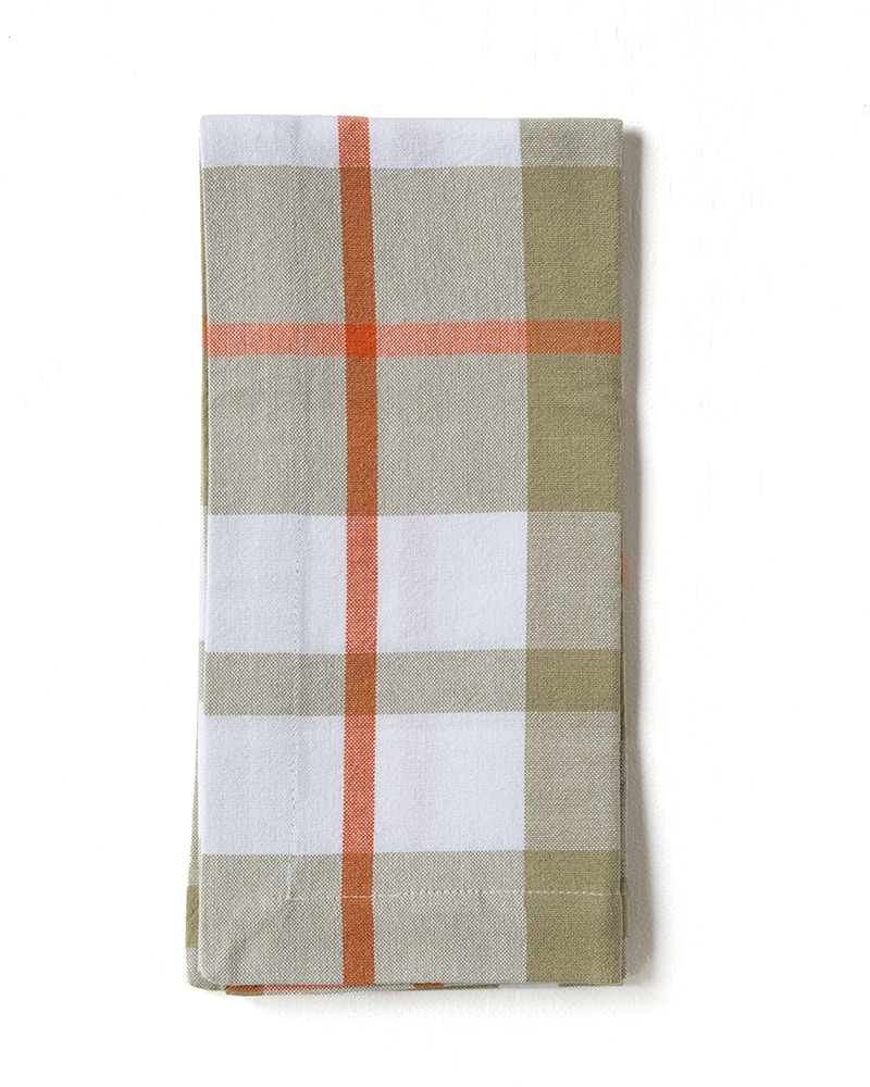 Mungo Caribbean Check Napkin. 100% cotton table linen woven in South Africa