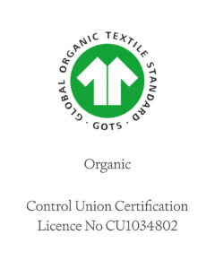 Mungo's Global Organic Textile Standard (GOTS) logo. South Africa's first GOTS-certified textile company