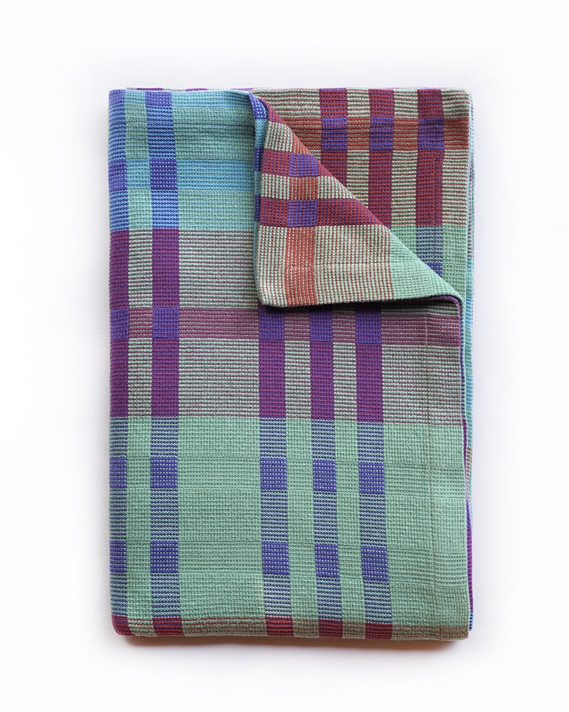 Folded Mungo Fido Dog Blanket in Stella