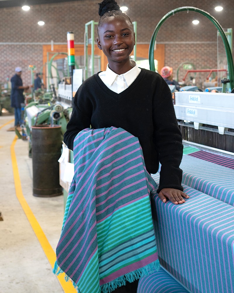 Zodwa, the winner of the 2023 Kids of Kurland Kikoi Project