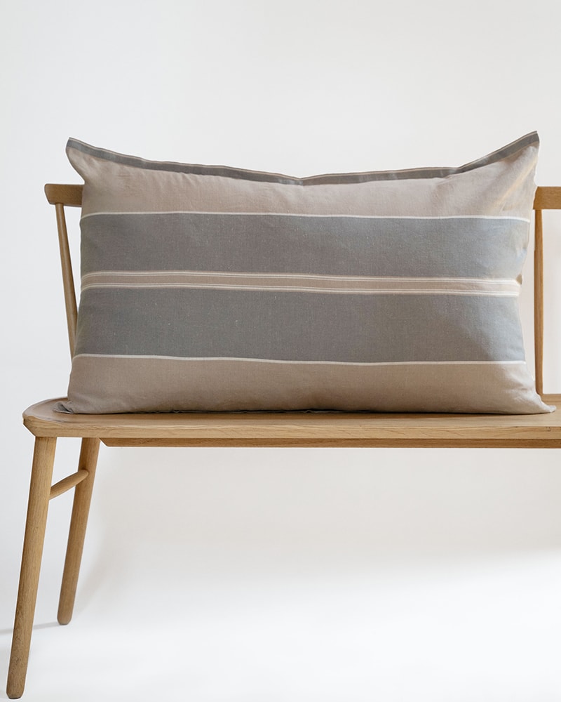 Mungo Lisburn Cushion Cover in Taupe