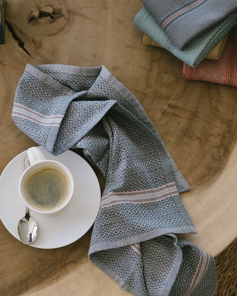 Barefoot Luxury is a coffee and a Mungo Boma Napkin