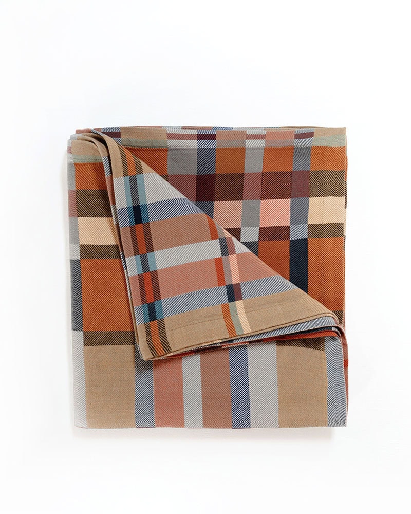 The Mungo Double Cloth Throw in Karoo.