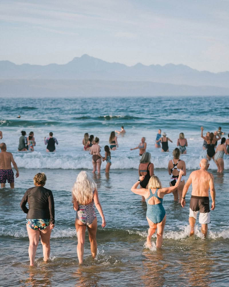 The Mungo Winter Solstice Swim saw 128 people raising funds for Adopt a Swimmer