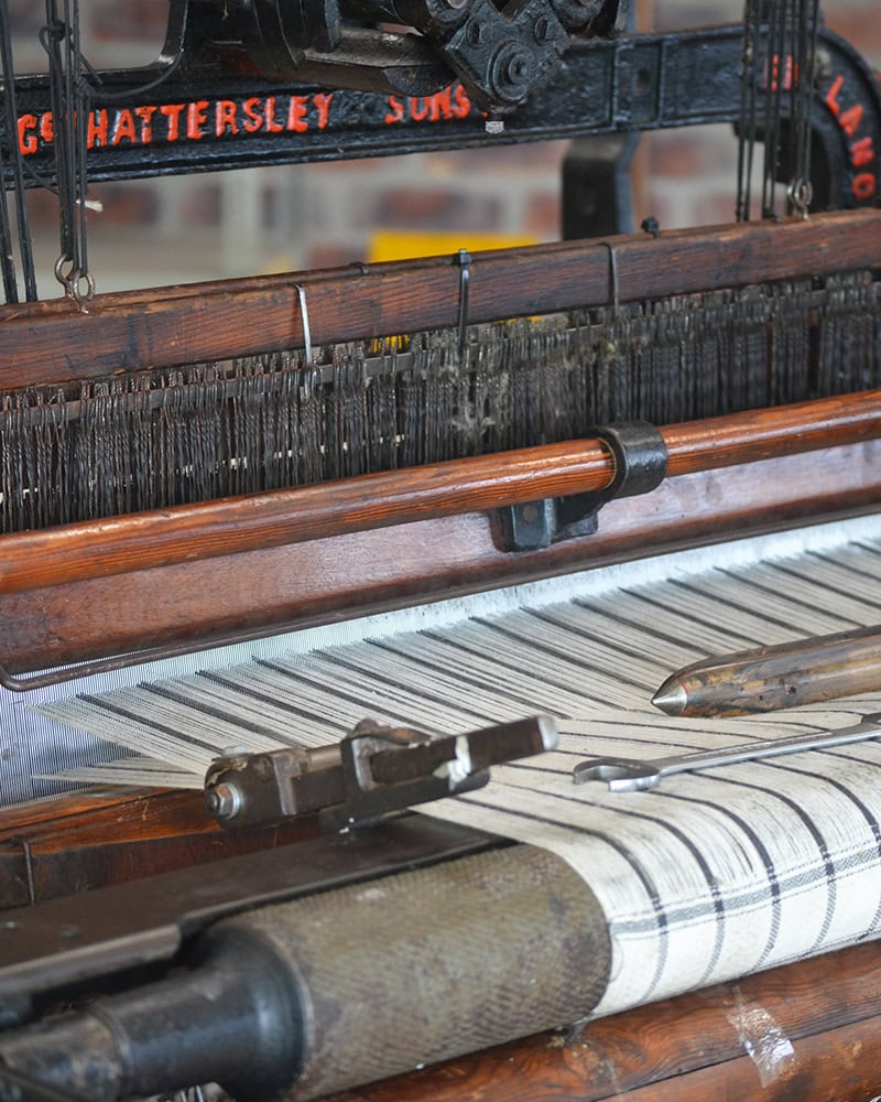 The Original Cooks Cloth on the Hattersley Loom