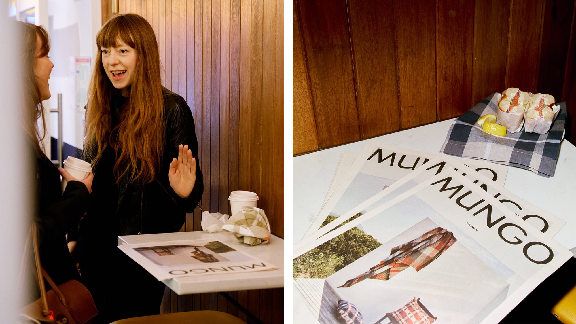 Mungo press breakfast in London, held at Kleinskys deli in Mayfair.